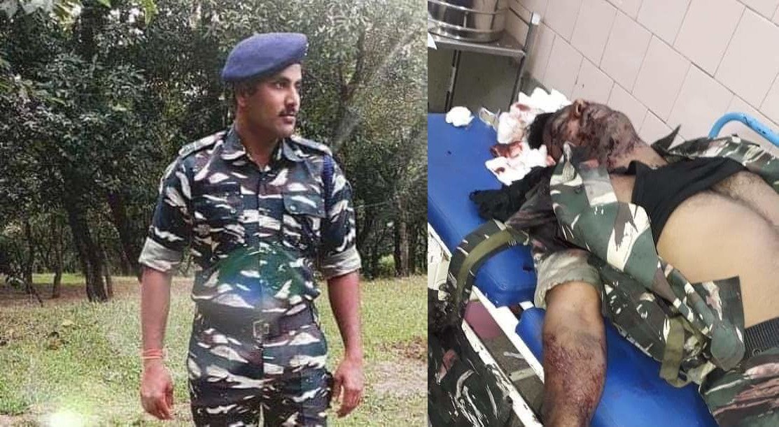 மணிப்பூரில் CRPF படை வாகனம் மீது பயங்கரவாதிகள் வெடிகுண்டு வீசி தாக்குதல் ஓரு வீரர் பலி