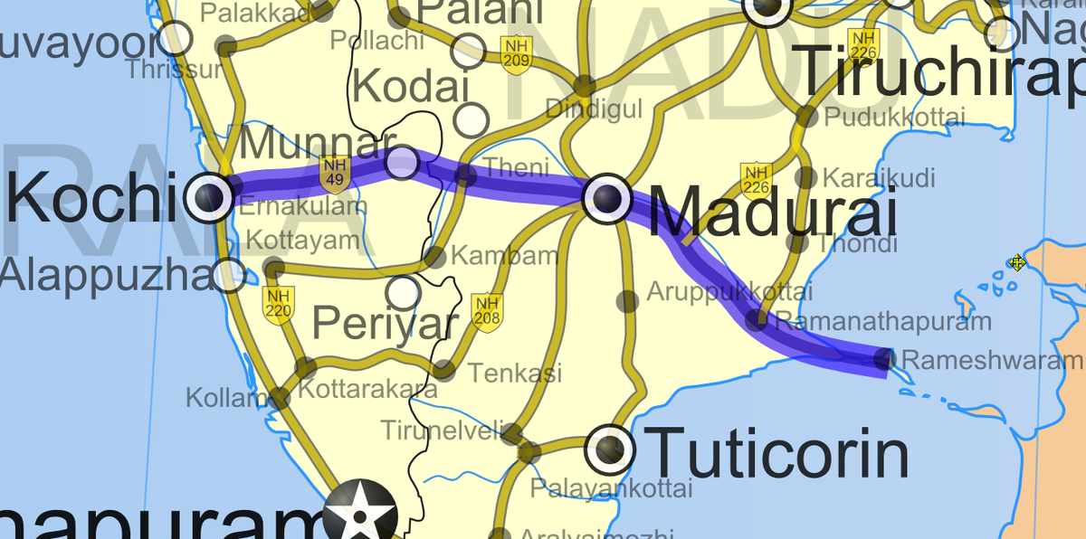 மதுரை - மூணாறு தேசிய சாலை மேம்பாட்டுத்திட்டம்