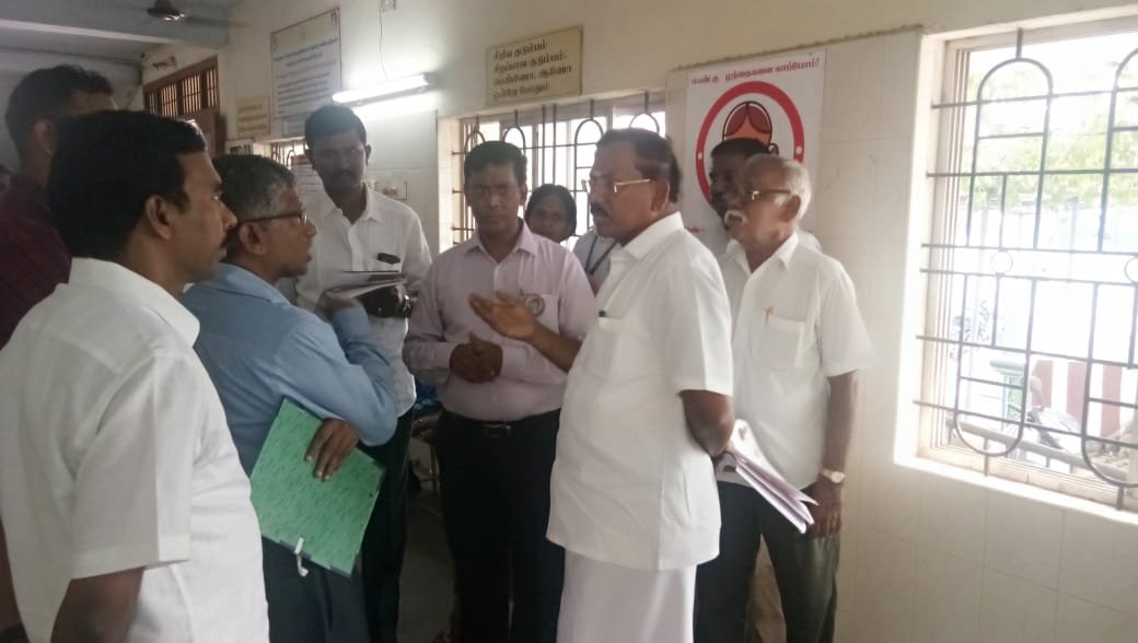 ஆவடி அரசு தலைமை மருத்துவமனையை ஆய்வு மேற்கொண்டார் - மாபாய் பாண்டியராஜன்