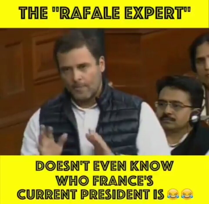 பிரான்சின் தற்போதைய ஜனாதிபதி யார் என்று கூட தெரியாத ராகுல் காந்தி