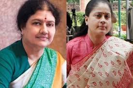 பெங்களூரு : சசிகலா - விஜயசாந்தி சந்திப்பு