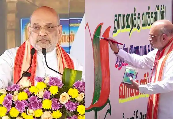 புதுச்சேரியில் 60% ஓட்டுகள் பெற்று தேஜ கூட்டணி வெற்றி பெறும் – அமித்ஷா நம்பிக்கை