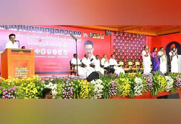 அ.தி.மு.க. வென்றாலும் பா.ஜ. ஆட்சி – ஸ்டாலின் பரபரப்பு பேச்சு